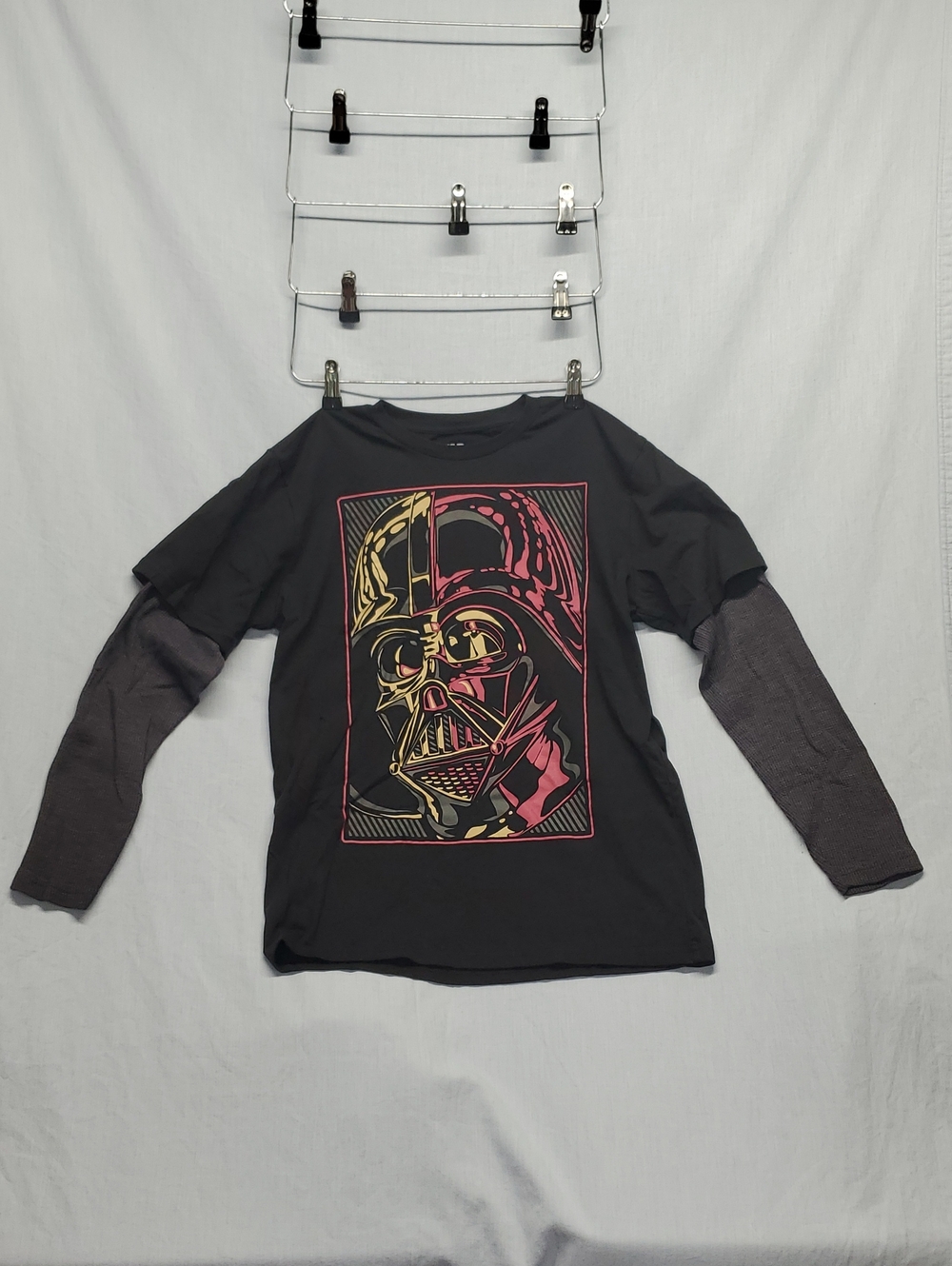 Star Wars Black Layered-Look Long Sleeve #88
